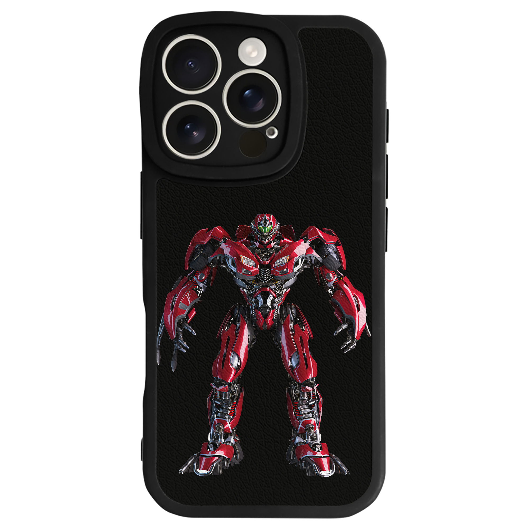 （画像用） Transformers トランスフォーマー 【iPhone 16シリーズ対応】シリコンスマホケース（レザー調） 材質：シリコン